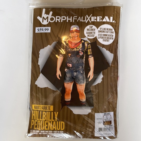 Hillbilly Pequenaud Adult Costume! New! - Picture 4 of 8